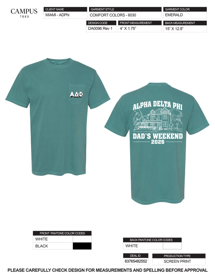 Miami University Alpha Delta Phi Dad&