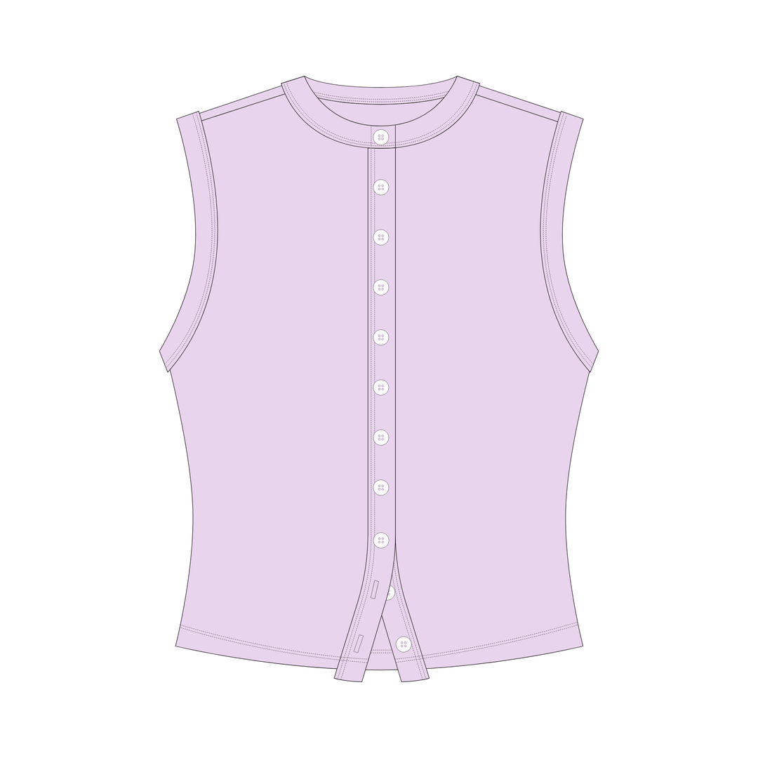 TN-020 BUTTON TANK ($30-$40)