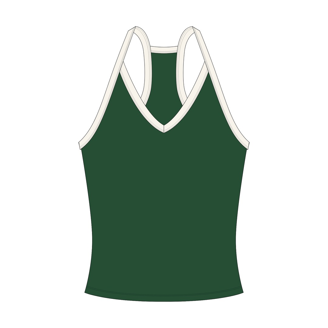TN-053 V NECK RACERBACK TANK