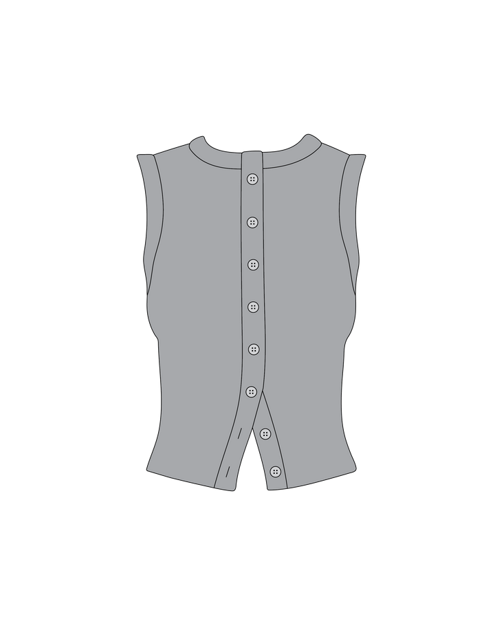 TN-020 BUTTON TANK ($30-$40)