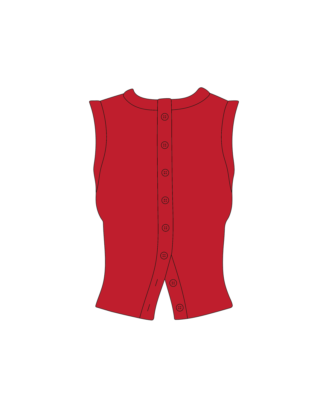 TN-020 BUTTON TANK ($30-$40)
