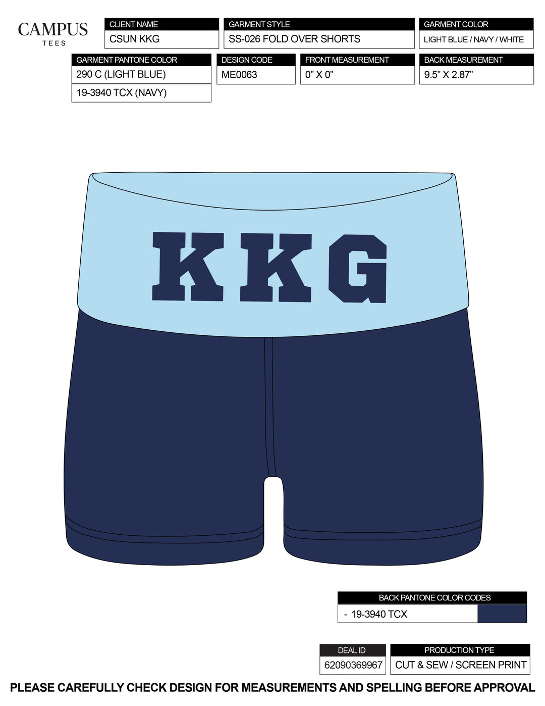 CSU Northridge KKG Custom Merch
