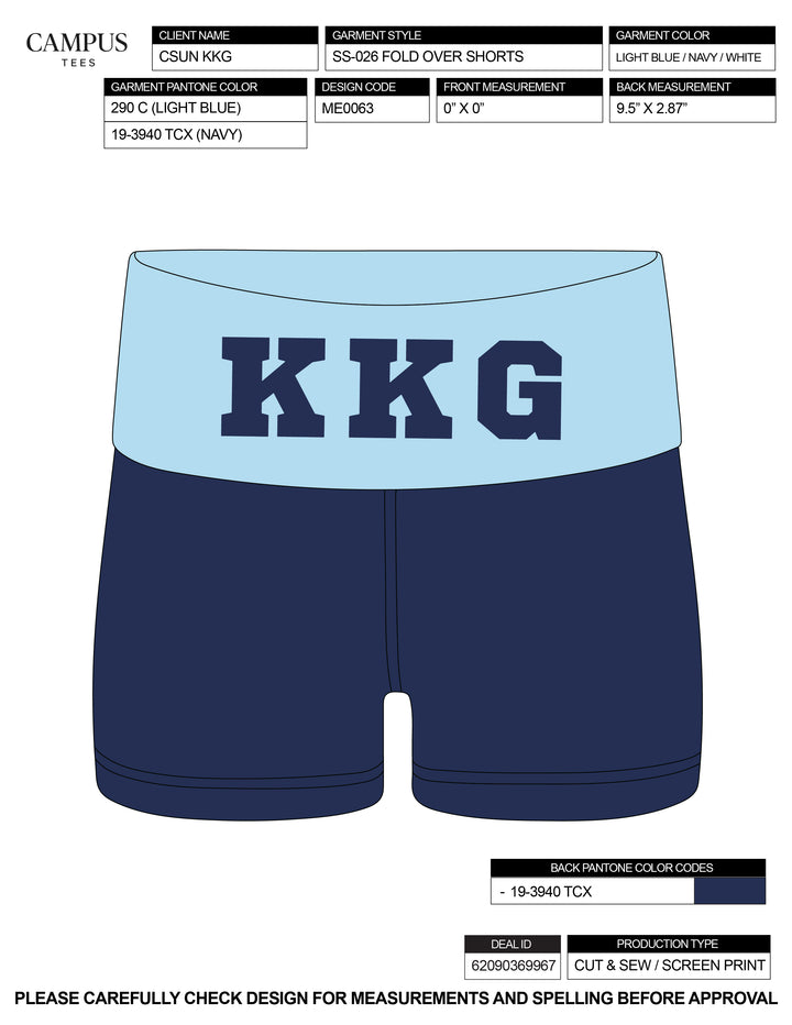 CSU Northridge KKG Custom Merch