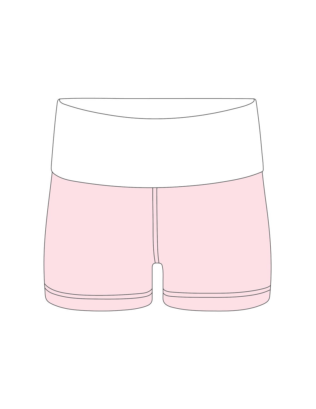 SS-026 FOLD OVER SHORTS ($30-$40)