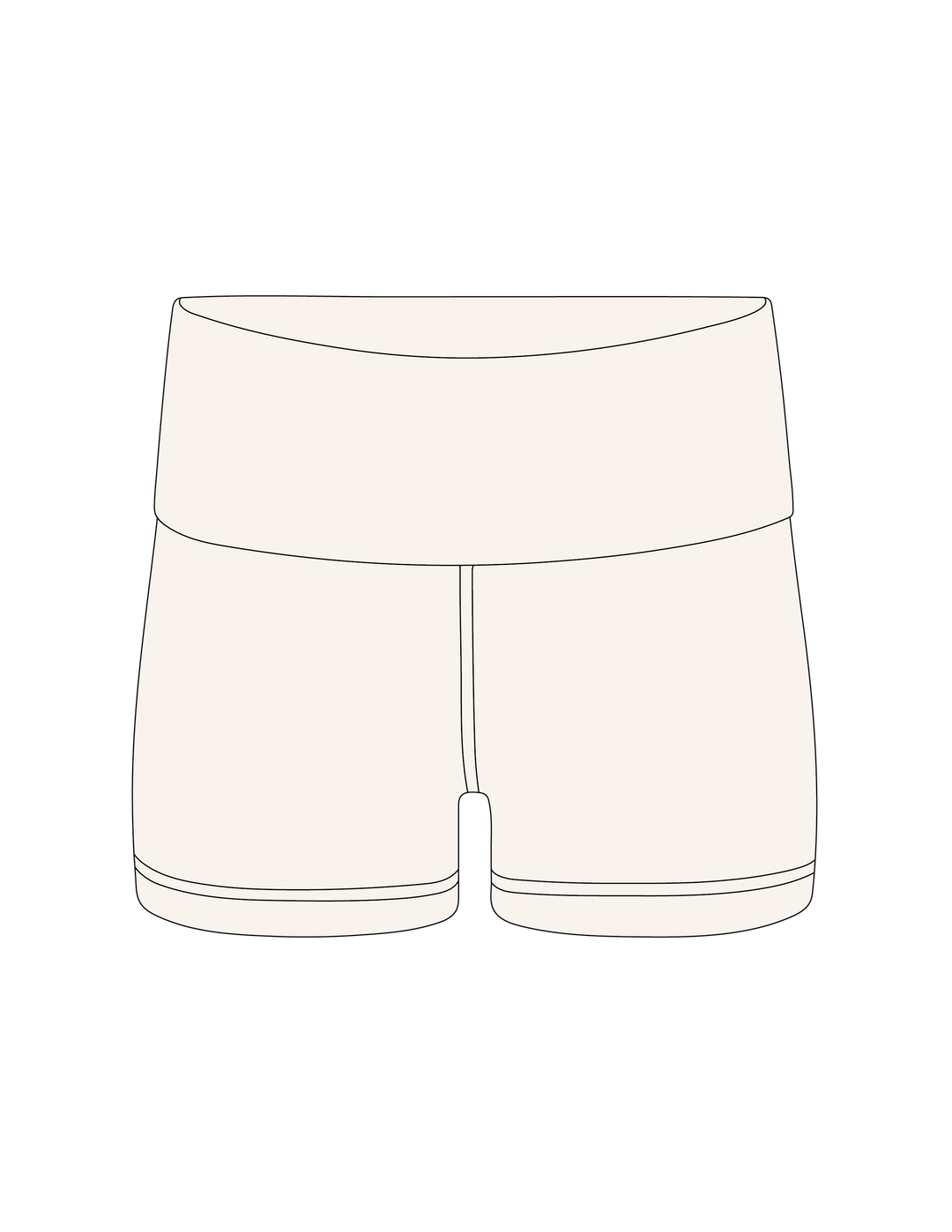 SS-026 FOLD OVER SHORTS ($30-$40)