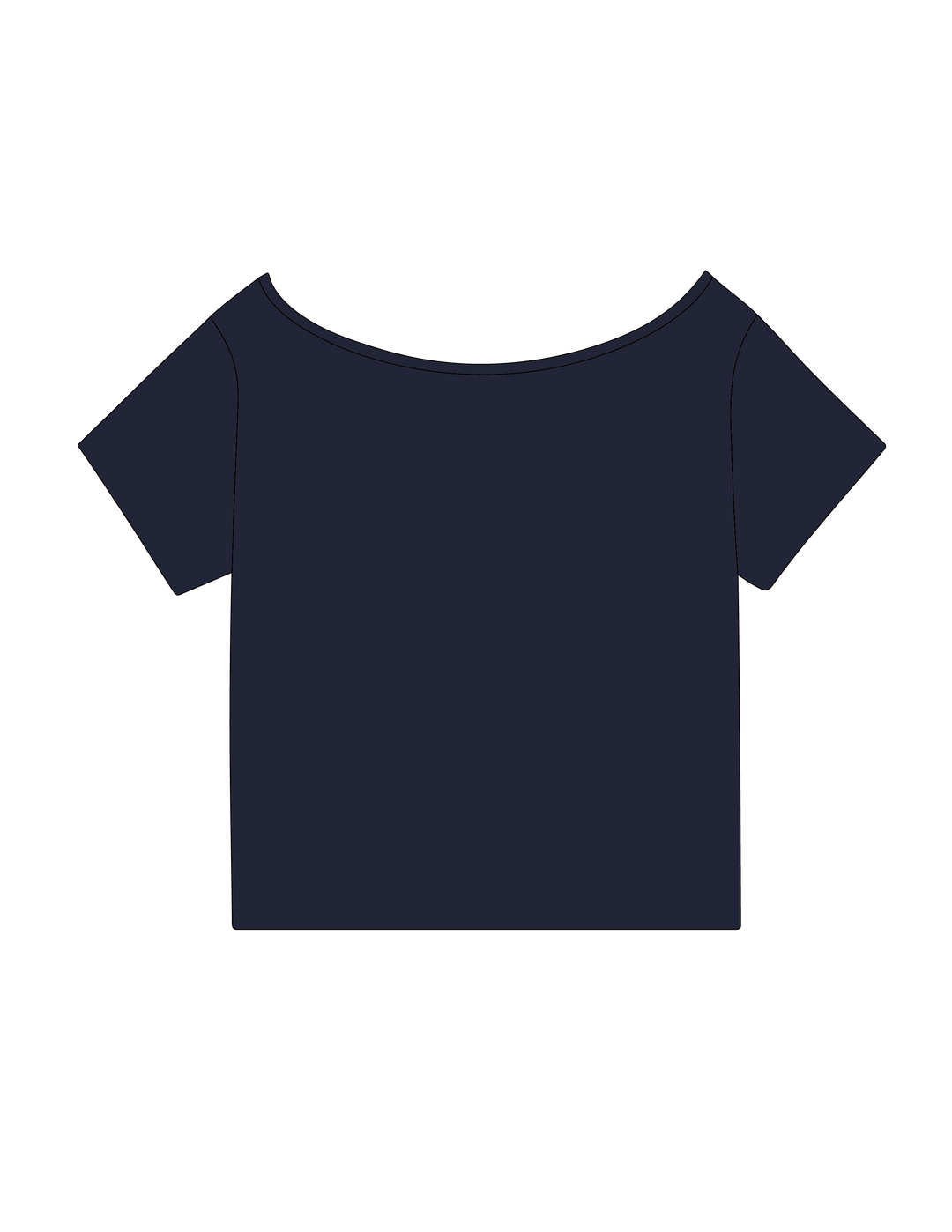 TP-012 OFF SHOULDER TEE ($29-$35)
