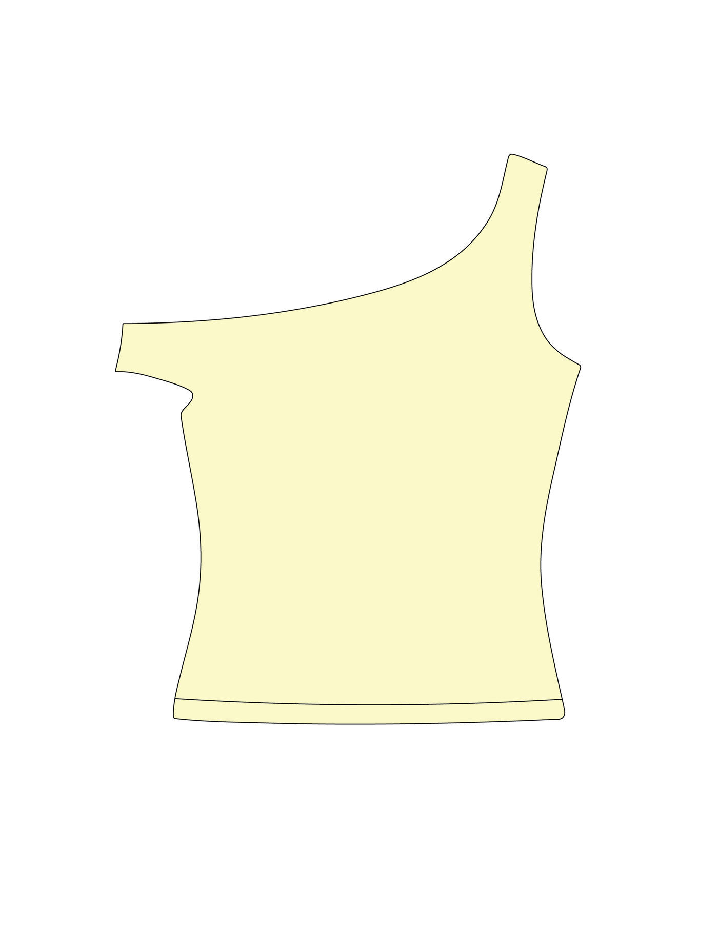 1006. OFF SHOULDER TANK