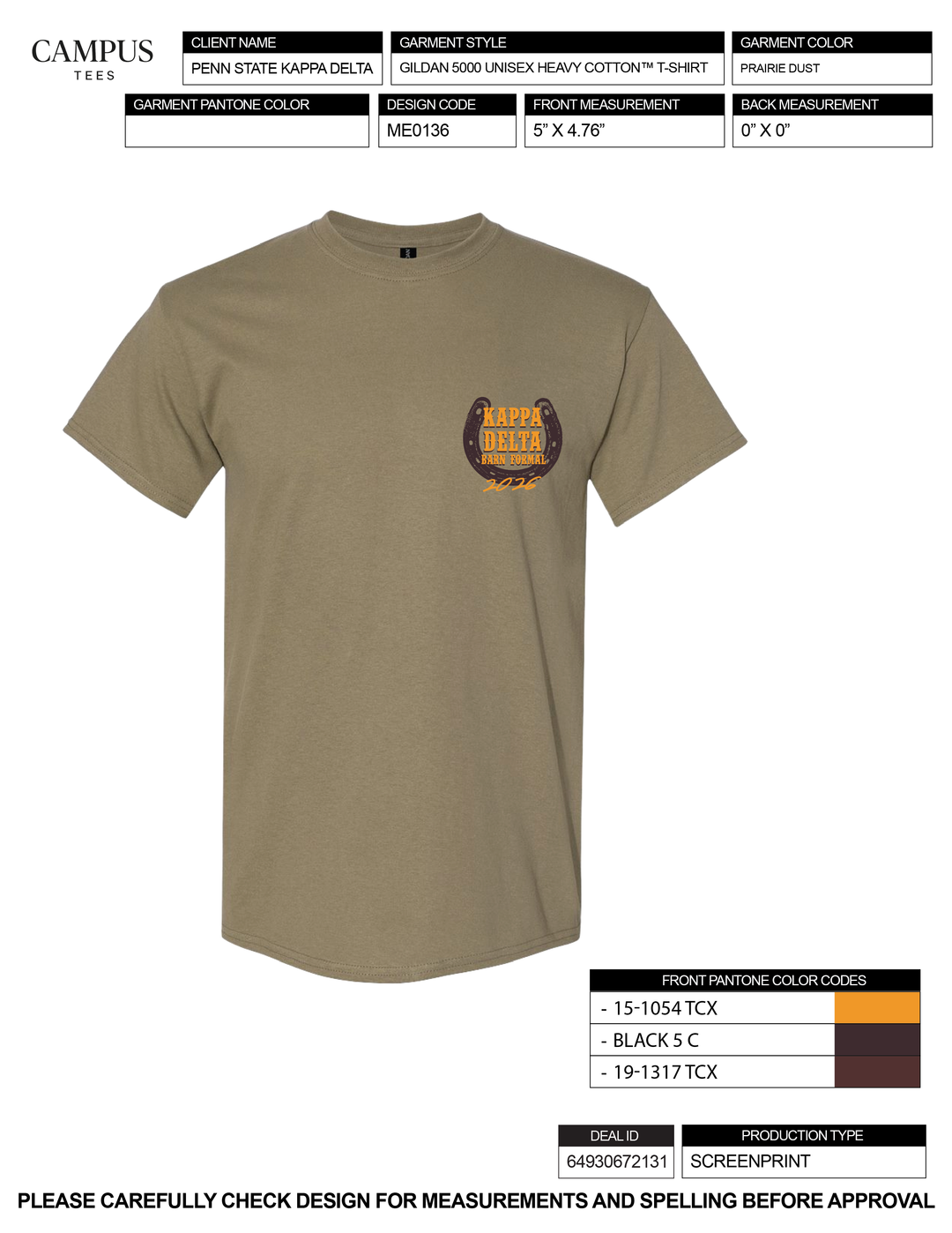 Penn State Kappa Delta Custom Merch