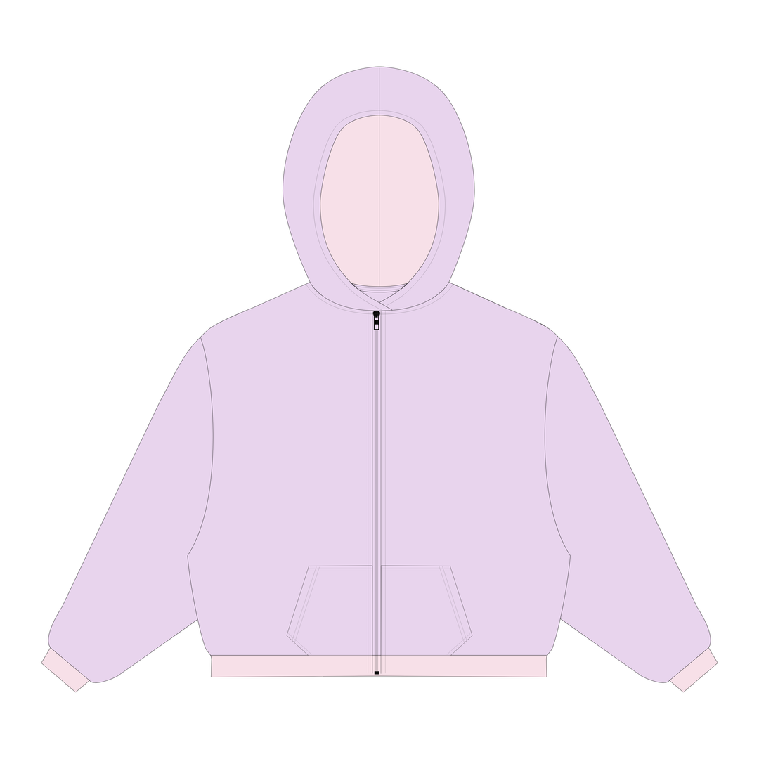 SW-047 CLASSIC ZIP UP HOODIE