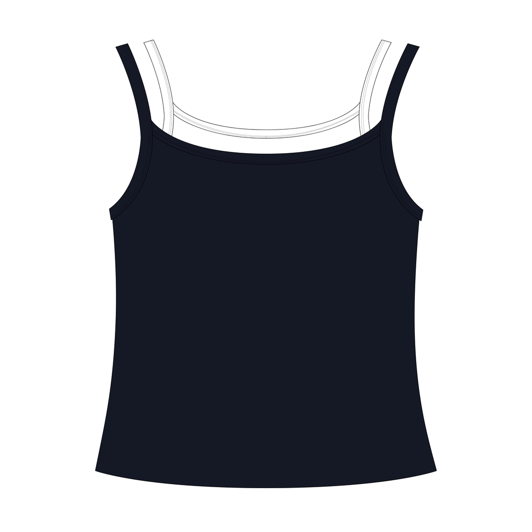TN-045 DOUBLE STRAP TANK