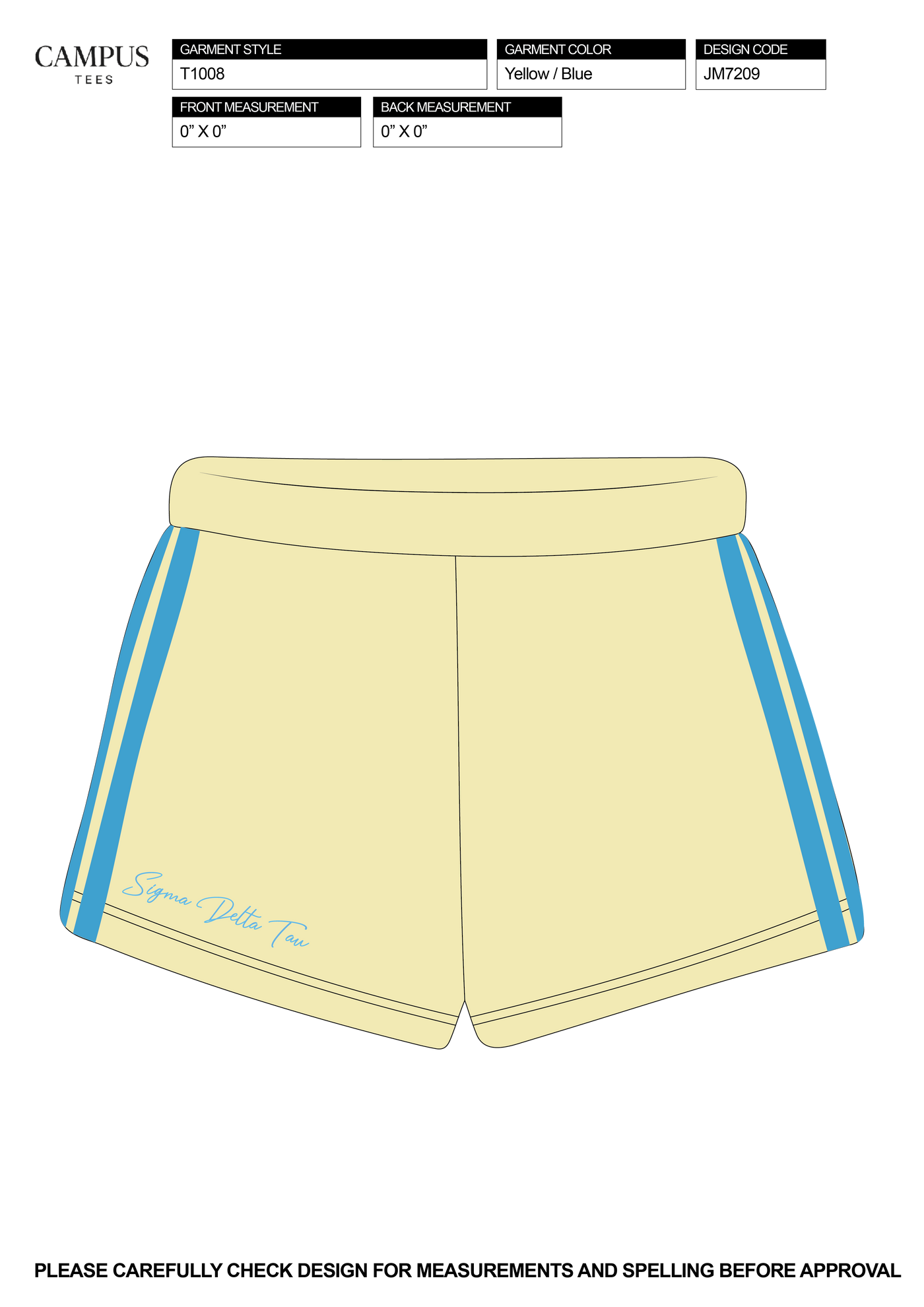 Tulane SDT Shorts