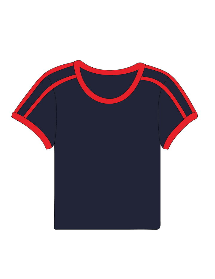 SH-011 VARSITY BABY TEE ($29-$38)