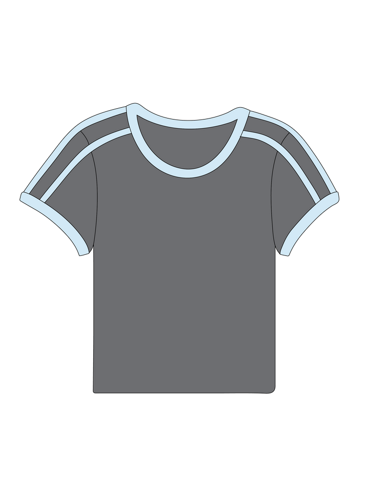 SH-011 VARSITY BABY TEE ($29-$38)