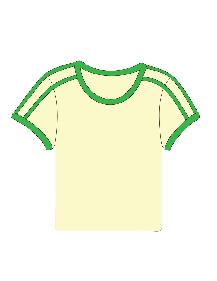 SH-011 VARSITY BABY TEE ($29-$38)
