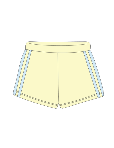 1008. LEGACY STRIPED SWEATSHORTS