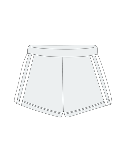 1008. LEGACY STRIPED SWEATSHORTS