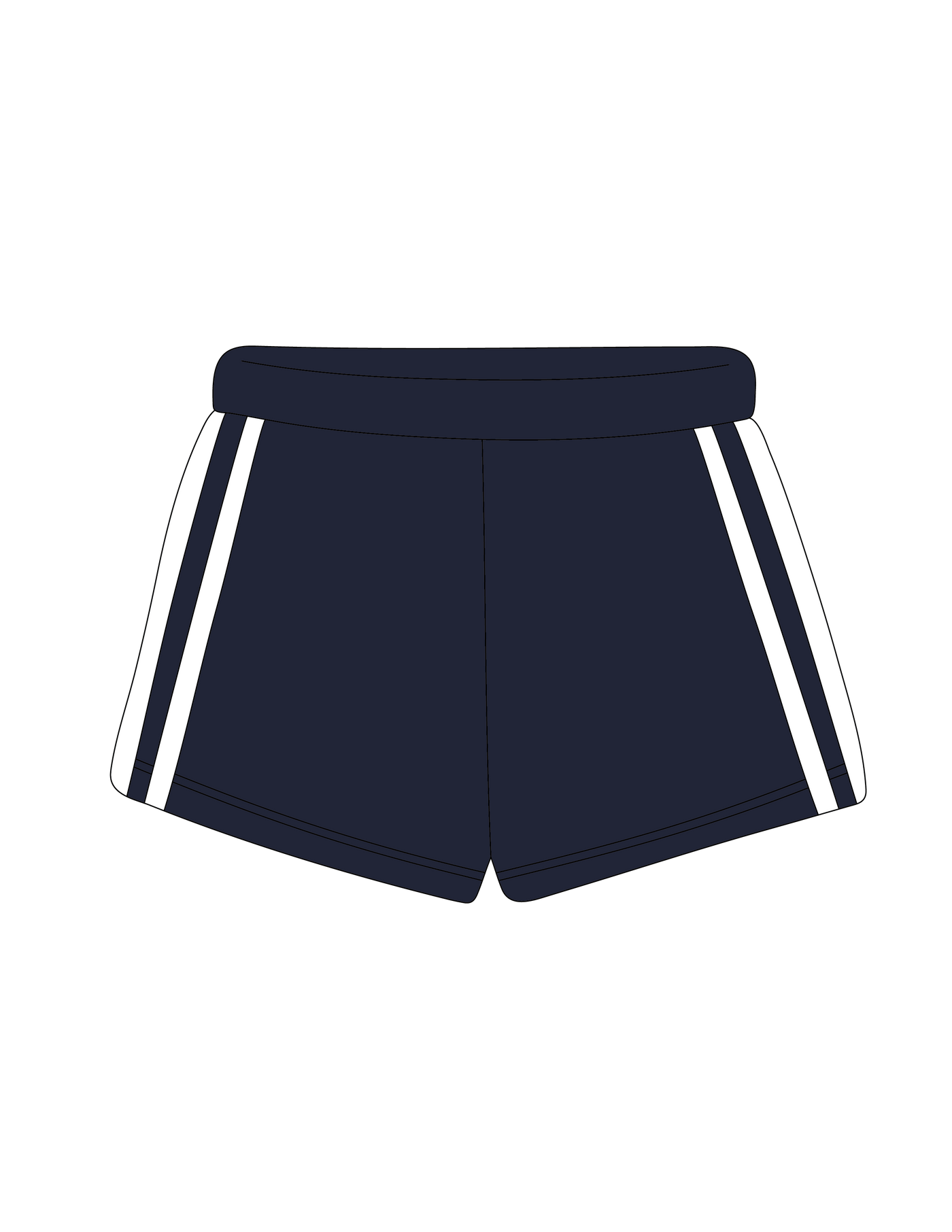 1008. LEGACY STRIPED SWEATSHORTS