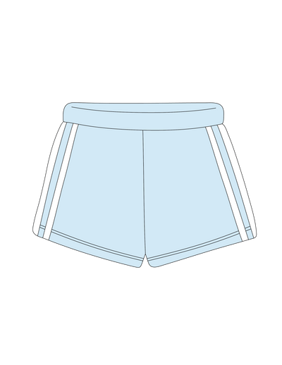 1008. LEGACY STRIPED SWEATSHORTS