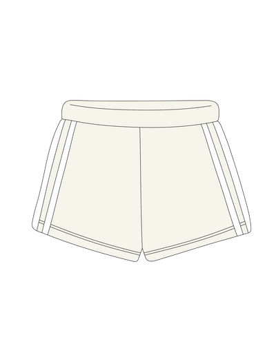 1008. LEGACY STRIPED SWEATSHORTS
