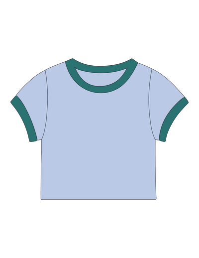 1022. RINGER BABY TEE