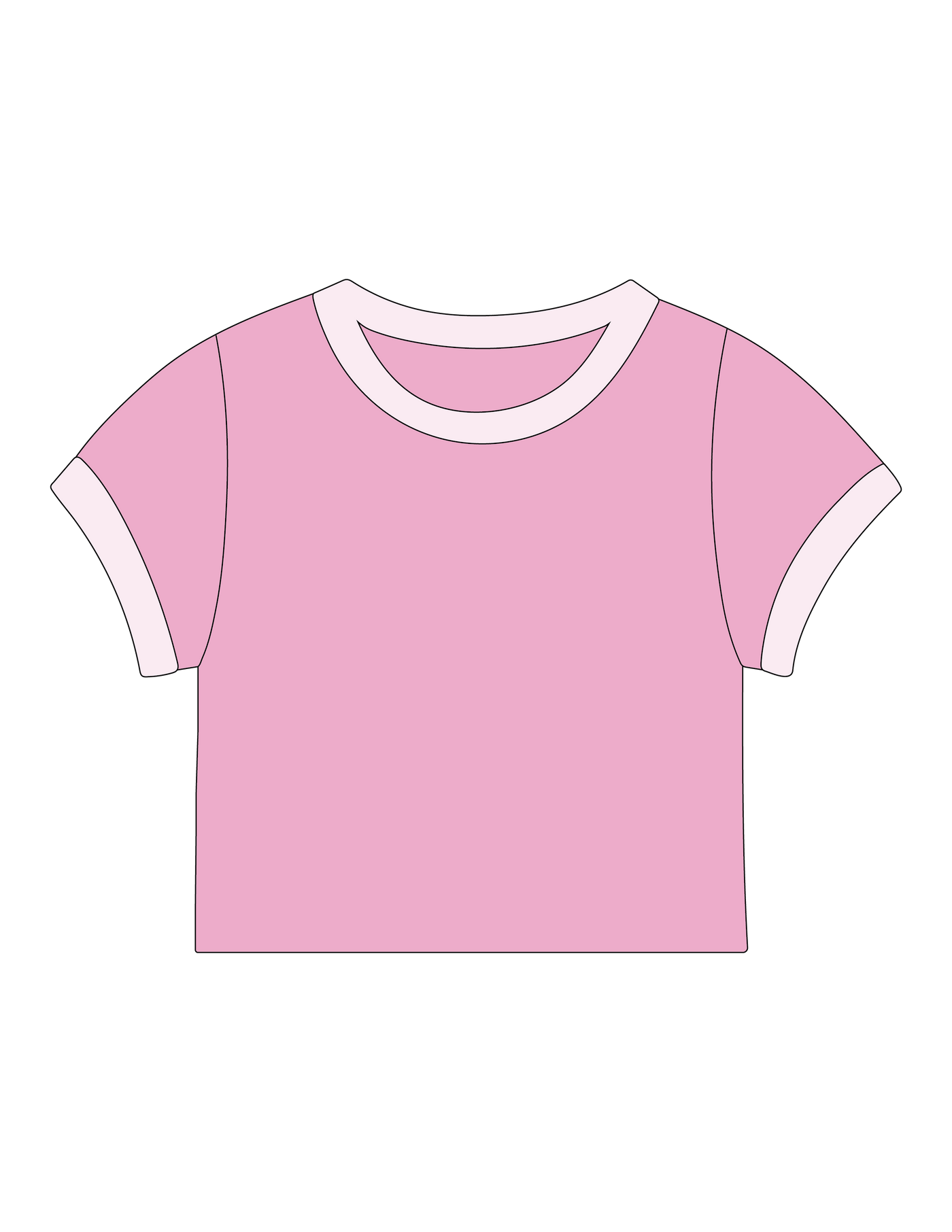 1022. RINGER BABY TEE