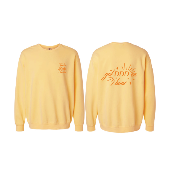 Pepperdine Tri Delta Butter Crewneck