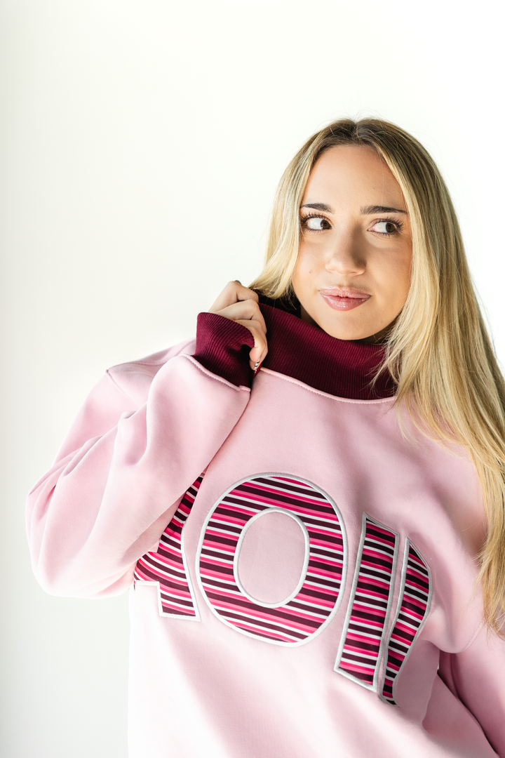 Alpha Omicron Pi Mockneck