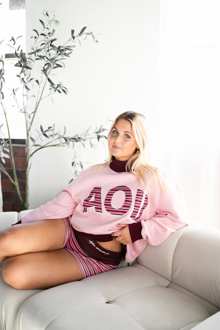 Alpha Omicron Pi Mockneck