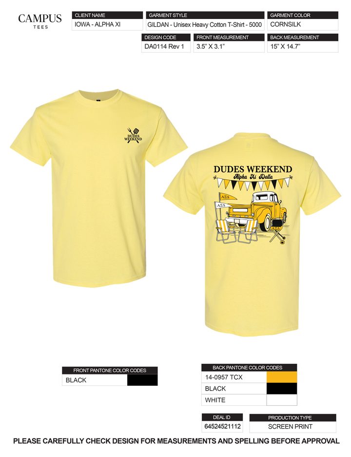 University of Iowa Alpha Xi Delta Custom Merch