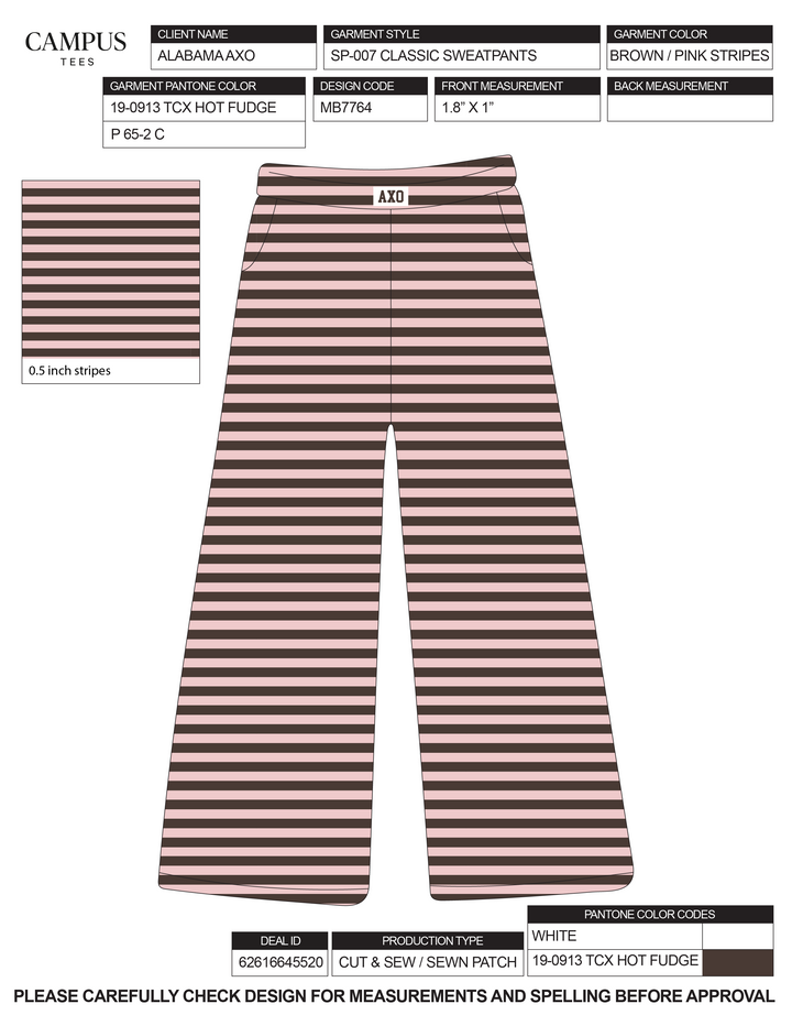 University of Alabama Alpha Chi Omega Custom Merch