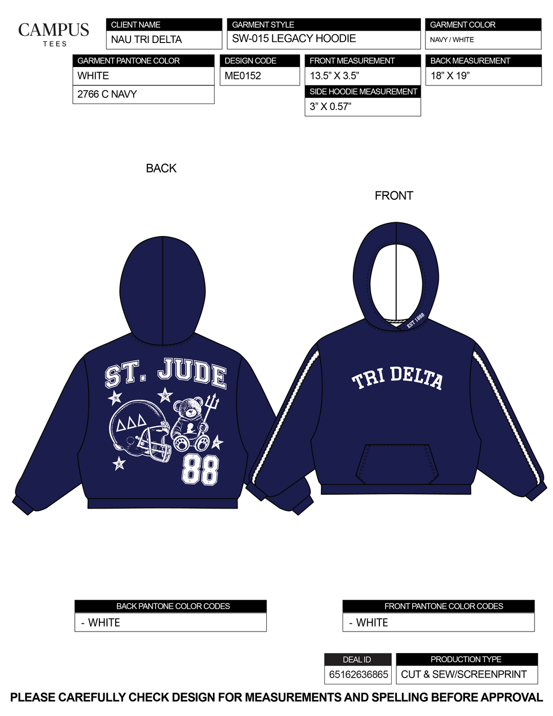 NAU Tri Delta Legacy Hoodie