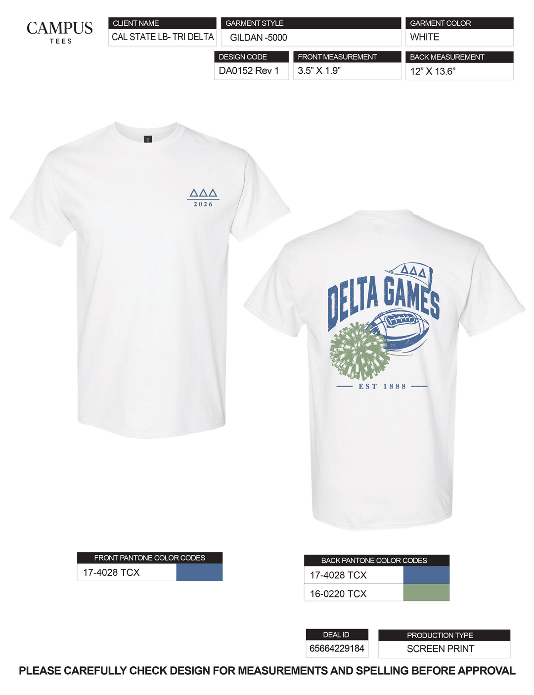 Cal State Long Beach Tri Delta Parents Weekend