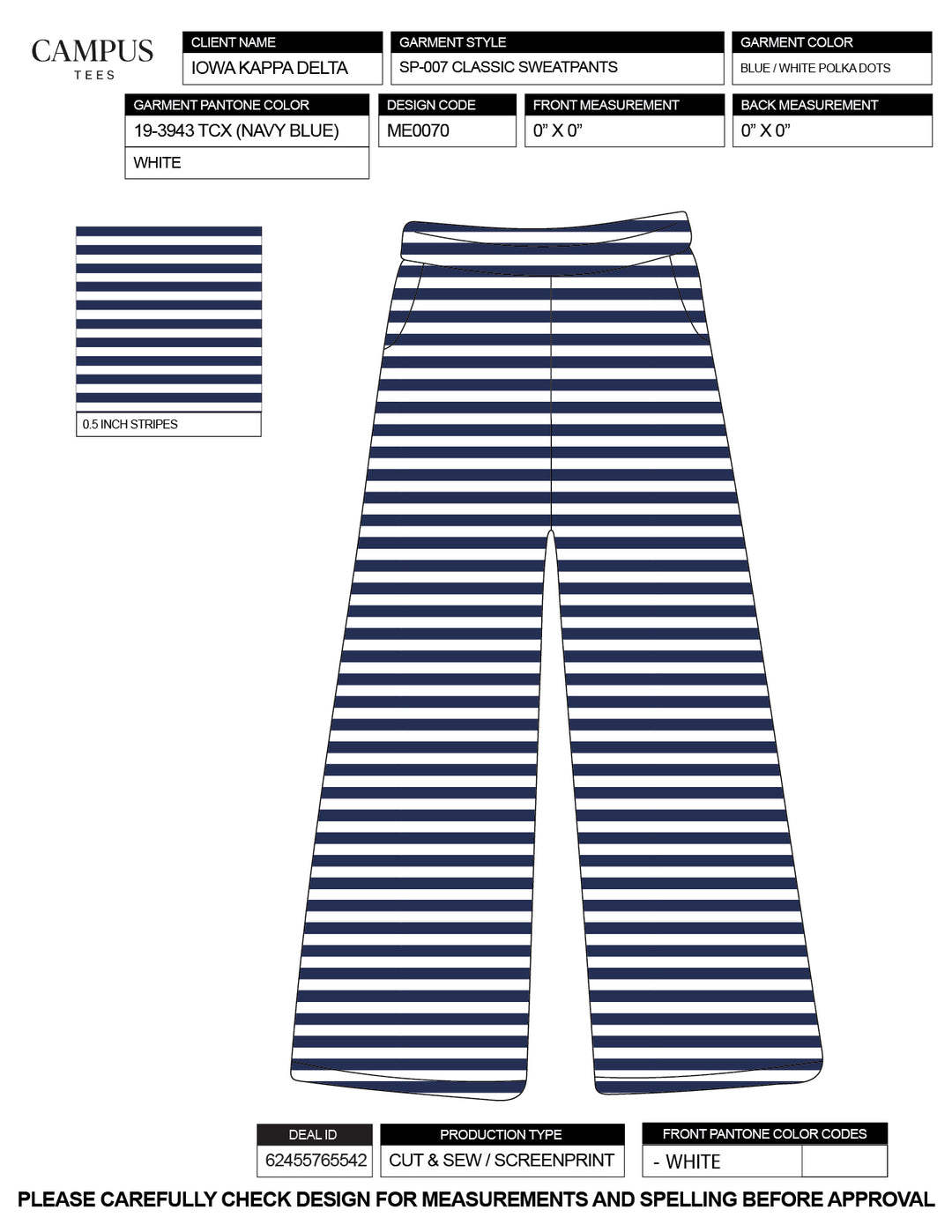 Iowa State Kappa Delta Custom Merch